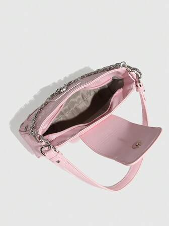 Fashion Y2k Style Women Shoulder Bag With Three Straps, Water-Resistant Handheld Or Cross-Body PU Leather Bag, Casual Love-Shaped Bag For Various Occasions Including Females, Girls, Students, Young Professionals, Office Ladies, And Business Travel. Valentines