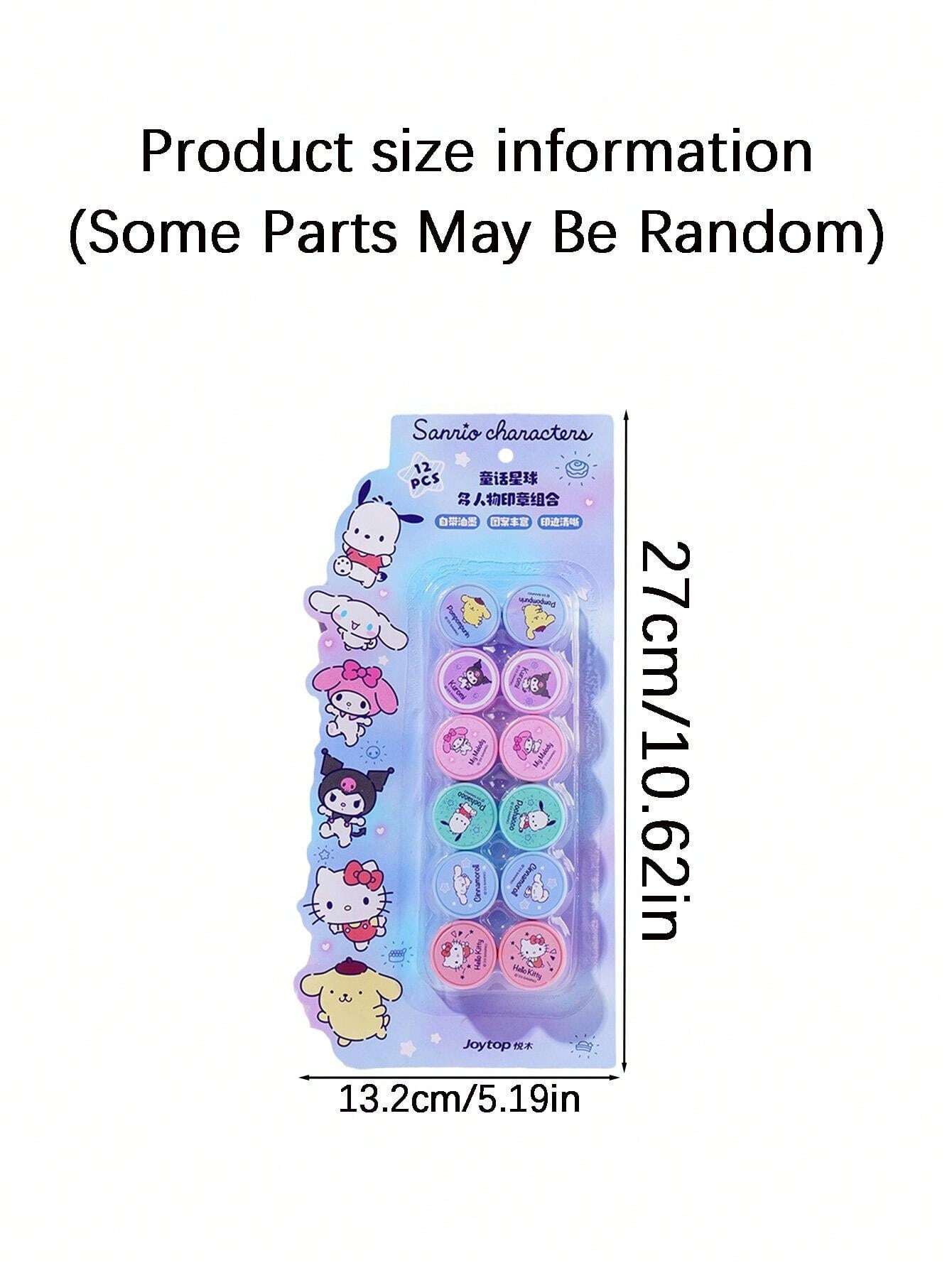 Genuine Sanrio Cartoon DIY Hello Kitty Seal Anime Melody Kuromi