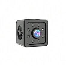Cámara mini WiFi HD 1080P, grabadora de video de voz inalámbrica remota con visión nocturna para vigilancia de seguridad del hogar - Negro - Ver 10