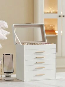 SONGMICS Jewelry Boxes - 雲白金 - 查看 1