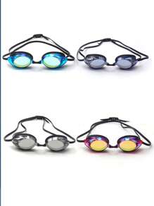 1pc Swim Goggles - Swimming Goggles, Professional Anti Fog No Leaking Protection Wide View Swim Goggles For Women Men Adult