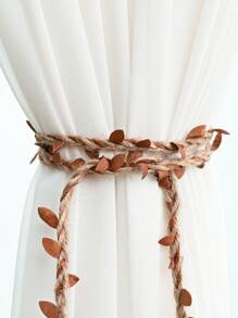 1pc Artificial Vine Window Curtain Tieback, Available In Multiple Colors Gifts Birthday Graduation - Multicolor - View 5