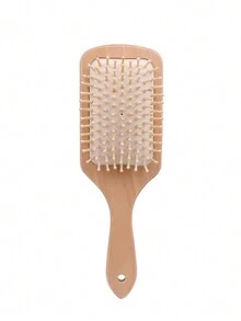 1 PIEZA Peine de madera de estilo minimalista para masaje en los meridianos, cepillo de cabello exquisito y antiestatico para el hogar, sin daño al cabelludo, peine con bolsa de aire apto para hombres y mujeres peines peine pelo cepillo pelo de peines cepillo pelo - Multicolor - Ver 11