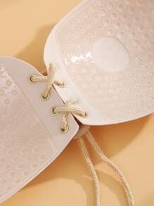 2Pcs/Set Summer Backless Self-Adhesive Bra For Women, Push Up & Invisible & Strapless & Breathable & Anti-Sagging, Suitable For Wedding Dresses - Multicolor - View 4