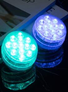 4/2/1pc Waterproof Submersible LED Lights, Outdoor Lights 16 Color Changing Christmas Lights Underwater Lights For Ponds Battery Operated ,Suitable For Night Swimming Home Parties,Outdoor Garden,Courtyard,Festival,Christmas,Weddin Party Decoration,Christmas Gift