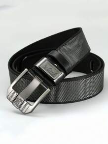 高端时尚新款男士四季休闲帆布腰带扁针合金扣尾夹腰带夏季、学校秋季、秋季、万圣节秋冬配饰，适合青少年、青年、男士、休闲、户外、运动、度假、毕业礼物、生日、日常穿着 - 軍綠色 - 查看 3