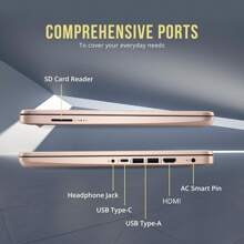 HP Stream 14" HD BrightView Laptop, Intel Celeron N4120, 8GB/16GB RAM, UP TO 256GB Storage (128GB Emmc+ 128GB Docking Station Set), Intel UHD Graphics, 720p Webcam, Wi-Fi, 1 Year Office 365, Win 11 S