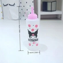 挤压瓶：不含聚氯乙烯的冰箱塑料调味品分配器，用于酱汁、沙拉和调味品 - 彩色 - 查看 3