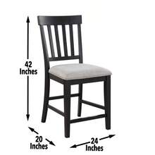 Halle - Counter Chair (Set Of 2) - Dark Brown- - As the Picture Shows - View 3