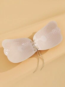 2Pcs/Set Summer Backless Self-Adhesive Bra For Women, Push Up & Invisible & Strapless & Breathable & Anti-Sagging, Suitable For Wedding Dresses - Multicolor - View 3