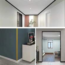 3m PVC Wall Corner Trim Strips, Self-Adhesive Wall Baseboard Molding Decor Strips, DIY Edge Corner Guards - Multicolor - View 6