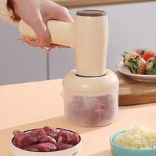 2-In-1 Cooking Machine Wireless Electric Mini Cooking Machine - Eggbeater Cream Blender - Handheld Charging Garlic Cooking Machine - Multicolor - View 4