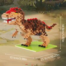 Jurassic Dinosaur Series Assembly Model Set - Building Block Assembly Toys, Easter/President's Day/Perfect Gift! Room Decoration - Multicolor - View 2