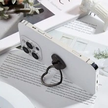 1 件创意心形磁性折叠 360° 旋转戒指支架，合金懒人支架，兼容 、Android 手机，生日、家人、朋友戒指支架、手机握把、手机配件 - 彩色 - 查看 10