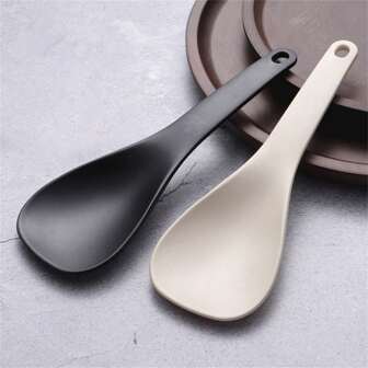 1 件深合金饭勺/汤勺/粥勺，耐热防碎，不易变形，厨房、圣诞礼物、学校用品