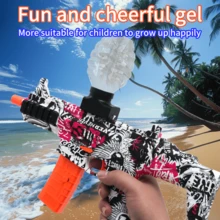 Nueva y emocionante pistola de juguete SCAR, Blaster de bolas con batería: alta velocidad, recargable y reutilizable, regalo de Navidad y niños (Balas no incluidas) - Multicolor - Ver 6