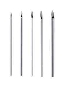 CIZME 5/25pcs Sterile Puncture Needles Piercing Needles, 12G/14G/16G/18G/ 20G Disposable Sterile Stainless Steel Hollow Piercing Needles For Ear Nose Septum Belly Tongue Eyebrow Nipple Lip Piercing - Sterile Puncture Needle - View 7
