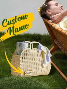 1 Túi đựng thạch tùy chỉnh có thẻ tên, Túi đựng thạch đi biển cá nhân, Túi đựng thạch cá nhân, Túi đi biển tùy chỉnh, Ly hợp cầm tay tùy chỉnh, Ly hợp có ống hút bằng nhựa, Quà tặng tiệc sinh nhật cho bé gái, Quà tặng phù dâu, Túi dự tiệc độc thân, Túi đựng hoa cho bé gái, Quà tặng cho mẹ, Quà tặng Cho cô ấy - Hồng - Xem 5