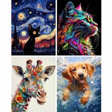 1pc Paint By Numbers Kit For Adults Beginner On Canvas, Adults' Paint-By-Number Kits, Adult Paint By Number Kits, Painting Kits For Adults, Number Painting For Adults, Hobbies For Women, Painting By Numbers For Adults, Birthday, Thanksgiving, Christmas Gifts For Mom, Grandma, Neighbors, Friends, Home Decor Set(Frameless)