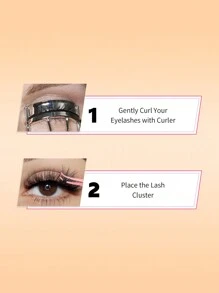 RITALASH RITALASH 384PCS 4 Style Cluster Lashes Book Individual Lashes Clusters Eyelash Extensions False Eyelashes DIY Wispy Fluffy Lash Extension Kit Reusable False Eyelashes Natural Look Mix 10-16mm