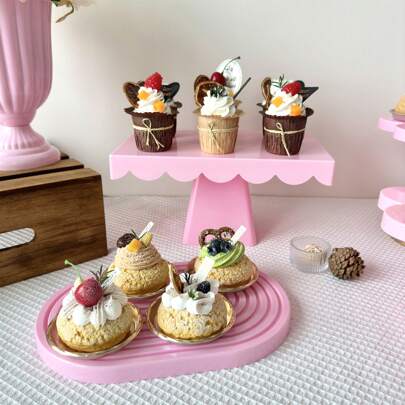 Conjunto de dois suportes para cupcakes, ideal para casamentos, decorações de festas de aniversário, decorações de carnaval, decorações de festas cor-de-rosa, decorações de Natal, decorações de casamento, artigos para festas de casamento, acessórios de casamento e suportes para bolos de casamento.