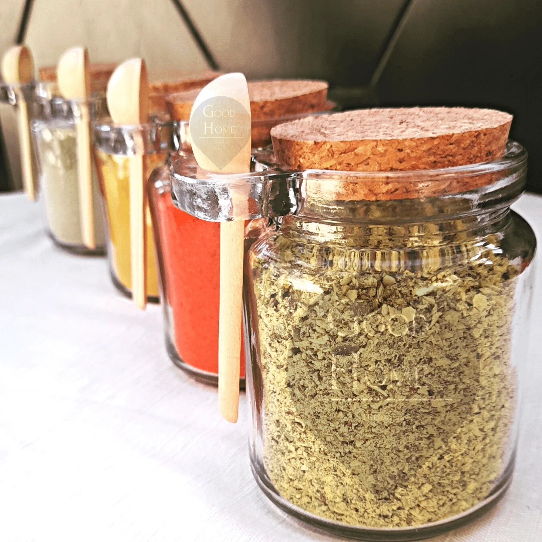 Pote Tempero Vidro 4 Unidades