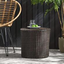 KINGSTOWN RD BARREL SIDE TABLE - 棕色 - 查看 4