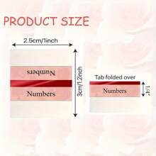 Rose Bible Tabs,80Tabs,Rose Foil-Edged Bible Index Tabs,Laminated Bible Tabs,Bible Tabs,Bible Book Tabs,Bible Labels Tabs, For Bible Tabs Study Bible Easy Navigation,Pink Rose Foil-Edged. - Pink - View 2