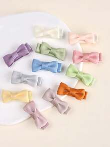 24pcs Mini Cute Colorful Ribbon Hair Bows For Dogs And Cats,Solid Color Bow Hair Clips,Puppy Dog Bows,Yorkie Dog Hair Ribbons,Pet Hair Grooming,Pet Hair Accessories.