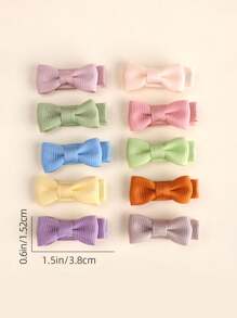 24pcs Mini Cute Colorful Ribbon Hair Bows For Dogs And Cats,Solid Color Bow Hair Clips,Puppy Dog Bows,Yorkie Dog Hair Ribbons,Pet Hair Grooming,Pet Hair Accessories.