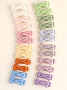 24pcs Mini Cute Colorful Ribbon Hair Bows For Dogs And Cats,Solid Color Bow Hair Clips,Puppy Dog Bows,Yorkie Dog Hair Ribbons,Pet Hair Grooming,Pet Hair Accessories.