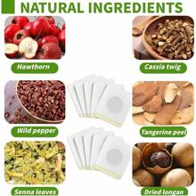 Paquete de 60 piezas de parche para el cuidado abdominal, parche para ombligo suave y no irritante - Negro - Ver 5