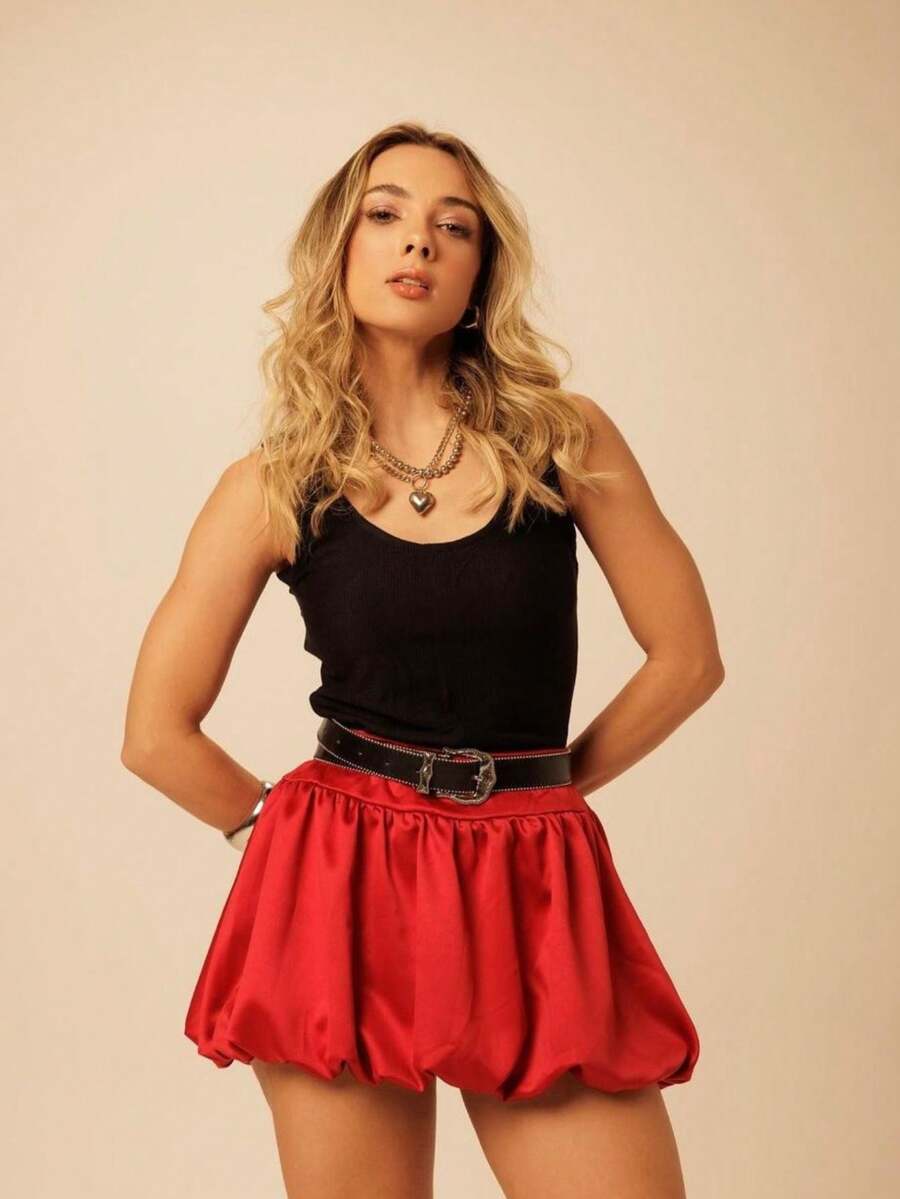 Women Skirts - Rojo - Ver 1
