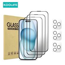 3 件 Koolife 相机镜头钢化玻璃膜，全屏高清透明带黑色印刷边缘，防尘防摔，兼容 17 ProMax/17/17 Pro/17 Air/12/12 Pro/12 ProMax/13/13 Pro/13 ProMax/14/14 Plus/14 Pro/14 ProMax/15/15 Pro/15 Plus/15 ProMax/16/16 Pro/16E/16 ProMax - 黑色絲網印刷邊 - 查看 1