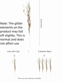 1 件/2 件/4 件/8 件人造闪闪发光植物枝条，带浆果，闪闪发光的假花圣诞树装饰，非常适合节日婚礼派对家居室内餐桌、卧室装饰、圣诞礼物、藤条 DIY 装饰配件、圣诞树和圣诞植物装饰、室内外圣诞装饰、房间装饰家居装饰 - 香檳色 - 查看 3