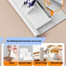 Face Towel Mini Mop Slouchy Mop Clip Cloth Face Towel Second Use Automatic Mop Wipes Home Bathroom Kitchen Mop - Default - View 4