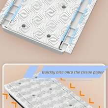 Face Towel Mini Mop Slouchy Mop Clip Cloth Face Towel Second Use Automatic Mop Wipes Home Bathroom Kitchen Mop - Default - View 8