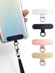 304#不銹鋼手機夾手機墊手機掛繩手機殼充電口固定墊 - 彩色 - 查看 3