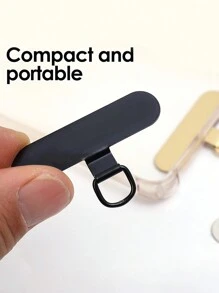 304#不銹鋼手機夾手機墊手機掛繩手機殼充電口固定墊 - 彩色 - 查看 7