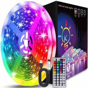Luzes de tira de LED IR 44 Controlador de tecla Luzes noturnas Decoração Sala de estar Festa de Natal Quarto Luzes noturnas
