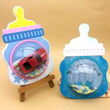 Alinacutle 20入組透明塑膠半球型貨幣卡片，泡壓卡，生日禮物紙製工藝手工搖動卡，適用於朋友聚會藝術手工，創意相冊工藝品（Alina Crafts）