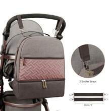 母嬰旅行媽媽袋，適用於戶外就餐，嬰兒食品保鮮隔熱背包，母乳存儲背包 - 彩色 - 查看 6