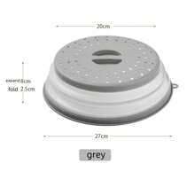 Microwave Splash Proof Cover, High-Temperature Resistant Food Heating And Oil Proof Cover, Multifunctional Folding Refrigerator Food Preservation Cover, Easy To Store