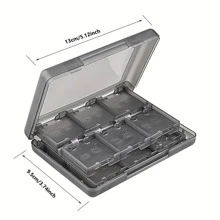 Xahpower 3DS Game Holder Card Case, 28-In-1 Game Holder Card Case Compatible With NEW 3DS / NEW 3DS XL / 3DS / 3DS XL / DSi / DSi XL / DS / NEW 2DS /NEW 2DS XL / 2DS/ 2DS XL Catridge Storage Box - Multicolor - View 3