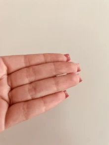 Piercing De Nariz Prata 925 Argolinha Detalhada - Piercing Nariz Argolinha Detalhada Prata 925 Legítima - Visão 6