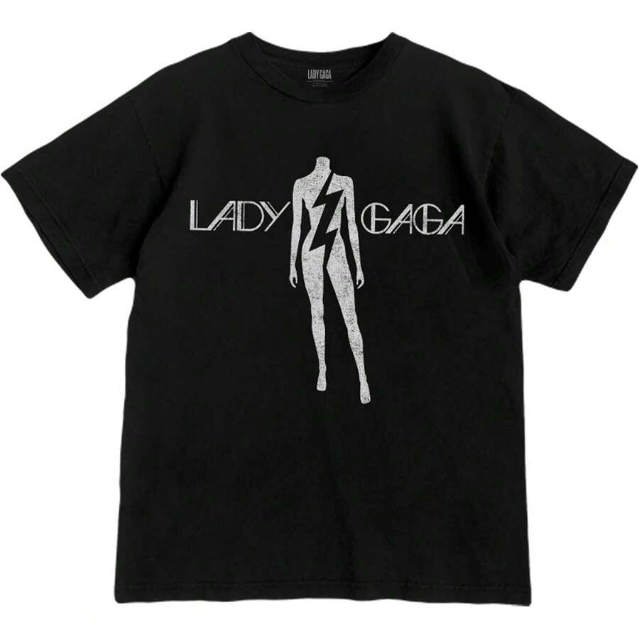 Lady G*Ga | Official Band T-Shirt | The Fame - 48-Hour Fast Shipping!  - Black - View 1