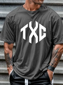 Men T-Shirts - Màu xám đen - Xem 1