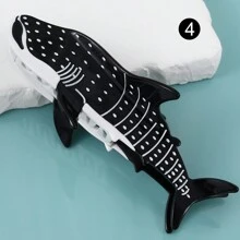 1pc Creative Whale Pattern Acetate Hair Claw Clip Non-Slip Strong Hold Jaw Clips Headwear For Women Fall Winter Hair Clip Hair Accessories For Women For Vacation Outfits Woman