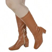 LAZZLU SHOES Women Mid-Calf Boots - Lạc đà - Xem 3