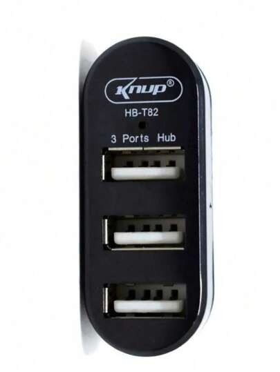 Hub Usb 3 Portas Pc Notebook Portátil Knup Hb-t82